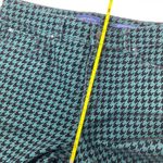 Charter Club  Lexington Straight Dark Green Houndstooth Pants Size 6 Photo 7