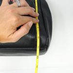 Liz Claiborne Triple-Zip Faux Saffiano Satchel Bag Black Photo 8