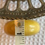 Mango  TREE Mustard Yellow Gold Light Wooden Boho Bangle Bracelet Photo 10