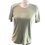 Allison Daley  Size S/Pay short sleeve green top Photo 1