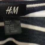 H&M  oversized long sleeve striped blouse Photo 1