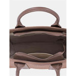 David Jones  Canvas Tote‎ Handbag with Contrast Leather Handles Photo 1