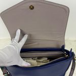 NWOT VICENZO LEATHER Faith Leather Crossbody Bag Blue Photo 9