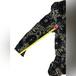 Morgan Taylor Vintage 1980s Morgan Taylor Evening 100% Silk Black Gold Beaded Sequins Dress 4 Photo 9