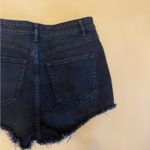 ZARA  Black High Rise Distressed Denim Shorts Size 6 Photo 8