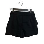 ZARA Black Ruffle Mini Skort Photo 1