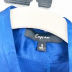 EXPRESS  Women Casual Chic Silk Blend Mock Neck Ruffled‎ Tank Top Blouse Size S Photo 4