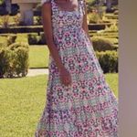 MISA Los Angeles  Serafina Maxi Dress Spring Fuchsia Mix Size  XS Photo 2