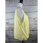 Athleta Womens Sleeveless T Shirt 2X Yellow NEW Breezy Twist Tank Cropped Run Photo 1