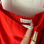 Urban Outfitters  Red Sundress Size M Button Front Sleeveless Midi 100% Lyocell‎ Photo 3