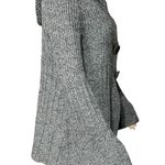 Carolyn Taylor Womens Cardigan Sweater Hooded Oversized Button Closure Medium Photo 1