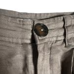 ANINE BING Carrie Pleated Wide Leg Linen High Waist Trouser Pants Size XS Photo 9