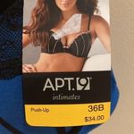 NWT Apartment 9 sapphire and black push up bra size 36B Photo 1