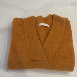 Anthropologie  V-Neck Swearer Orange Photo 5