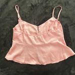 Motel Rocks Pink Silk Tank Top Photo 2