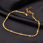Ankle Bracelet, Gold Ankle Bracelet Photo 4