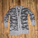 William Rast Gray camo cardigan Photo 0