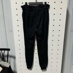 Something Navy  Paperbag Black Jogger Sweatpants Size Small Photo 1
