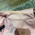 Jones New York Vintage  Pink Trench Coat With Polka Dot Lining Women’s Size M Photo 14