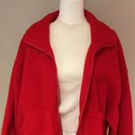 Old Navy  Red Fleece Zip-Up Jacket Size XL Photo 1