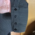 Stella Carakasi Real Life Tunic Stripe Stretch Poplin Black White Size Small Photo 7