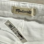 Madewell Curvy Kick Out Crop Jeans Women's T28 White Mid Rise Cotton 5 Pocket Photo 4
