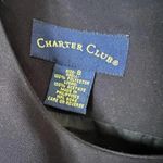 Charter Club Navy Knee-Length Sleeveless Sheath Dress Photo 2