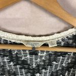 Lucky Brand Geometric Black/Cream Cardigan LARGE Photo 5