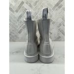 Dr. Martens Dr Doc Martens 1460 Pascal Mono All White Leather Boots Combat Womens Size 7 Photo 3