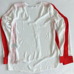 💖 Dex White and Red Blouse Sz Xs Photo 2