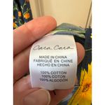 Cara Cara Mimi Flowerbox Navy Off Shoulder Smocked Midi Dress XS Blue Photo 9