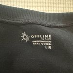 Aerie Offline by Black Cropped T-Shirt Photo 2