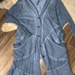 Cynthia Ashby bohemian Unite Jacket light blue boho artsy spring winter boho XL Photo 0