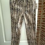 Free People NWT  Snakeskin Skinny - Taupe Combo Photo 0