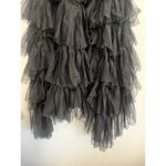 BCBGMAXAZRIA  Y2K Ruffle Tulle Strapless Dress Fairy Grunge Whimsigoth Tiered XS Photo 5