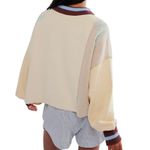 FREE PEOPLE Bali Day Dreams Wander Pullover Size M New with Tag MSRP $198 SOO Blue Size M Photo 4