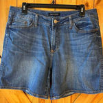 Dear John  Medium Wash Distressed Denim Shorts Stretch Size 30 (8719) Photo 0