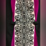 Emma & Michele Emma and Michelle 14 black sheath dress with magenta inset Photo 4