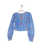 Free People NWOT  Women's "Blossom Eyelet Top Photo 10
