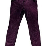 Ecote Ecoté Velvet High Waisted Tapered Purple Pants Size 32 Boho Hip Hop Urbancore Photo 0
