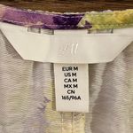 H&M  Floral V-Neck A-Line Long Balloon Sleeve Dress White Floral Size Medium  Photo 12