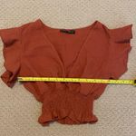 SheIn XS Size 2 Women's Teen Girl Burnt Orange Top Photo 2