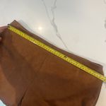 Faux Suede Pencil Dress Leggings Pants Pull On Size Large Chocolate Brown NYCC L Photo 3