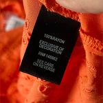 Torrid NWT  Plus Sized Bright Coral Orange Eyelet Ruffle Tank Top Blouse SIZE 5X Photo 9