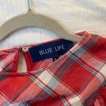 Blue Life  Cropped Red/Blue Top Photo 1