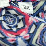 Violet+Claire Sleeveless Top Blue Pink Size 2X Photo 7