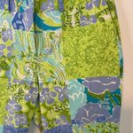 Lilly Pulitzer  Floral Pants 0 Vintage 90s Patchwork Cropped Capri Casual Photo 1