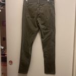 J.Jill Denim Authentic Fit Slim Ankle Jean Washed Olive Green (Sz 4) Photo 1