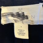 Caslon Women's Navy Blue Linen Blend Open Front Blazer Jacket Size L Photo 4