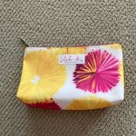 Clinique Lulu DK for  Floral Cosmetic Bag Like New Pink and Yellow Photo 0
